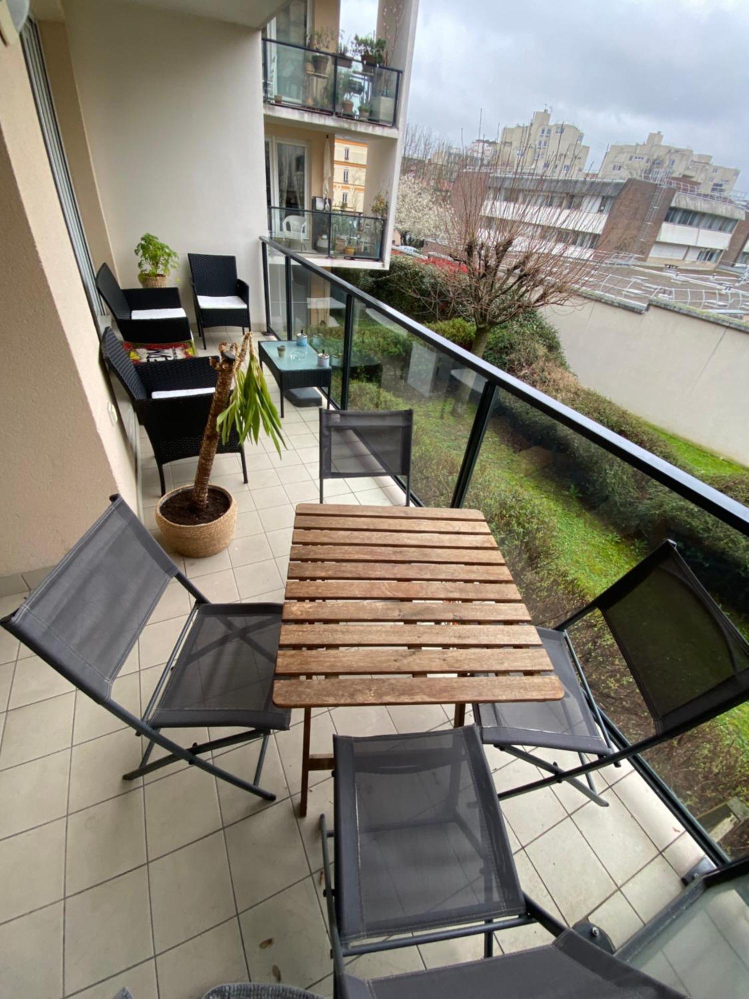 Spacieux 3 Pieces Sur Jardin Ivry-sur-Seine Esterno foto